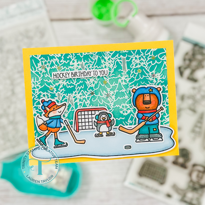 Ice Friends 4x8 Stamp Set