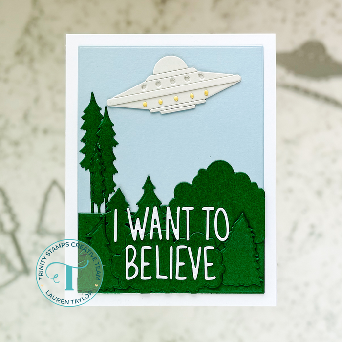Tiny UFO Die Set