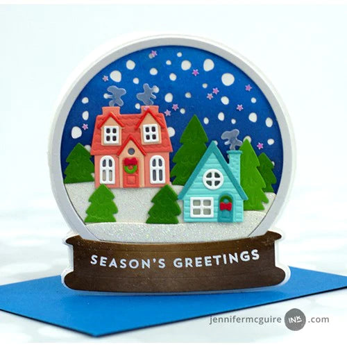 Snowglobe-Shaped Card Die Set
