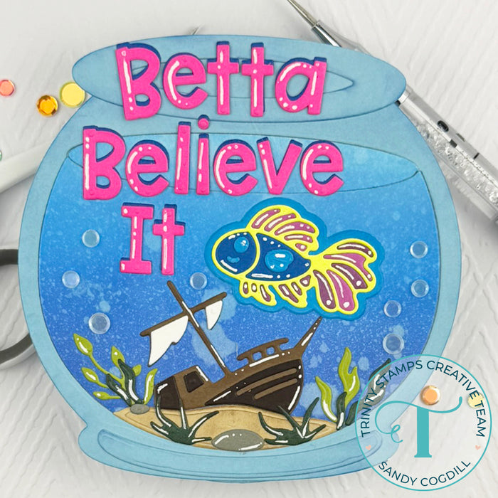Fish Bowl Circle Card Add-on Die Set