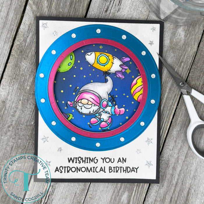 Porthole Circle Card Add-on Die Set