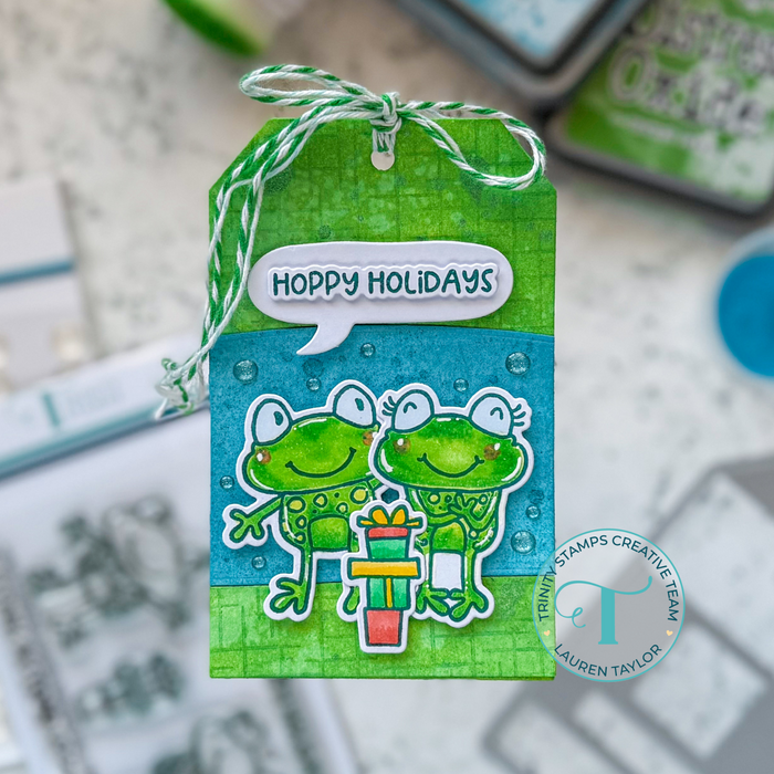 Mistletoads 3x4 Stamp Set
