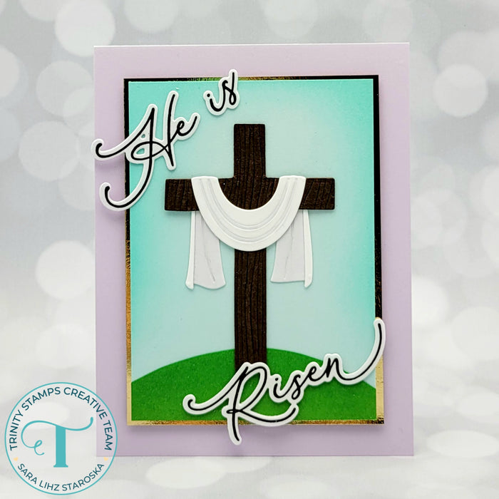 He is Risen Coordinating Cut & Foil Die Set