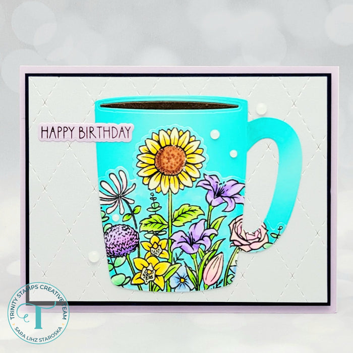 Wildflower Garden 4x4 Stamp Set