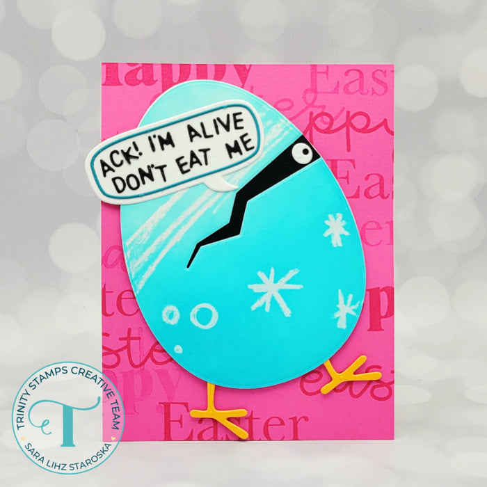 Egg-Shaped Card Die Set
