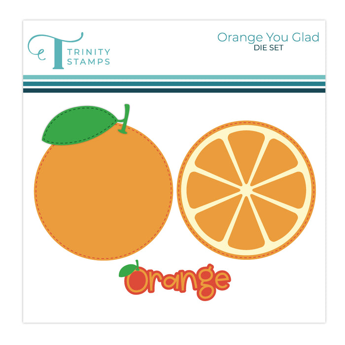 Orange You Glad Circle Card Add-on Die Set