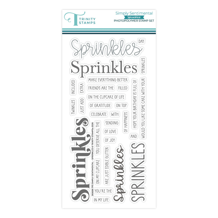 Simply Sentimental - Sprinkles 4x8 Stamp Set