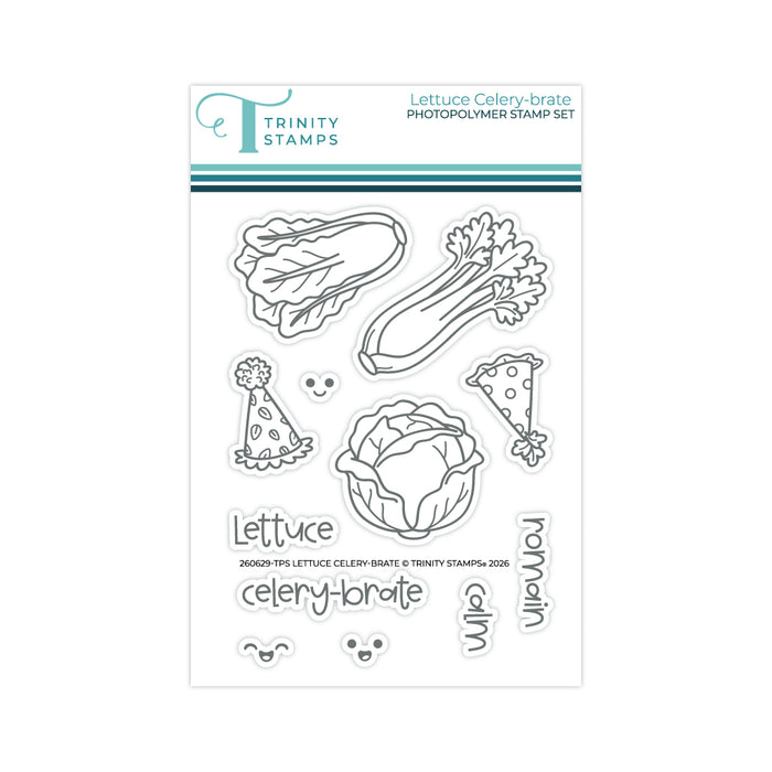 Lettuce Celery-brate 3x4 Stamp Set