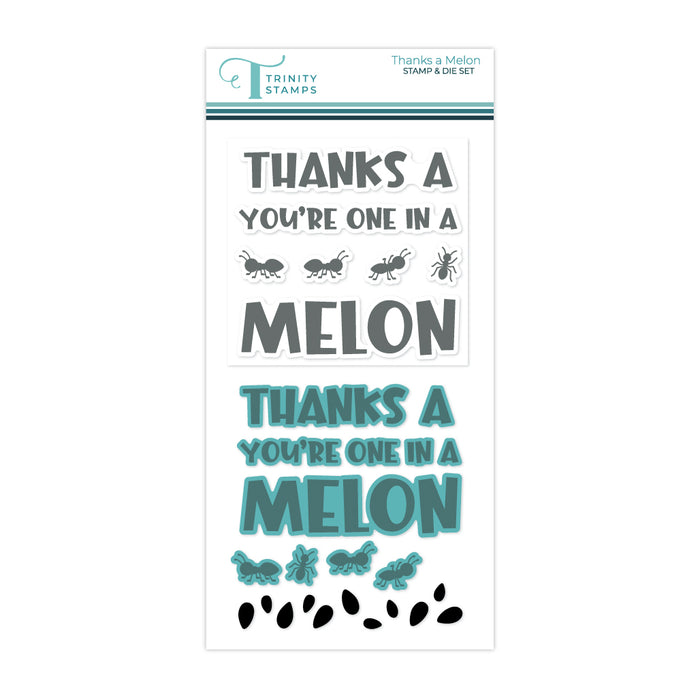 Thanks A Melon 3x3 Stamp and Die Set