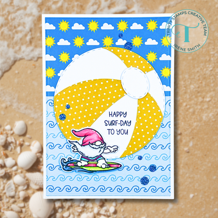Beach Ball Circle Card Add-on Die Set