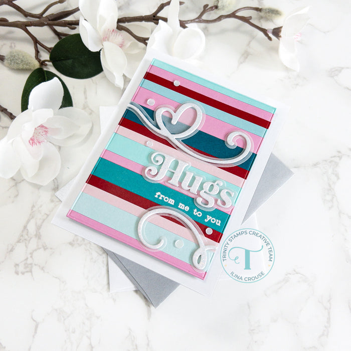 Simply Sentimental - Hugs 4x8 Stamp Set