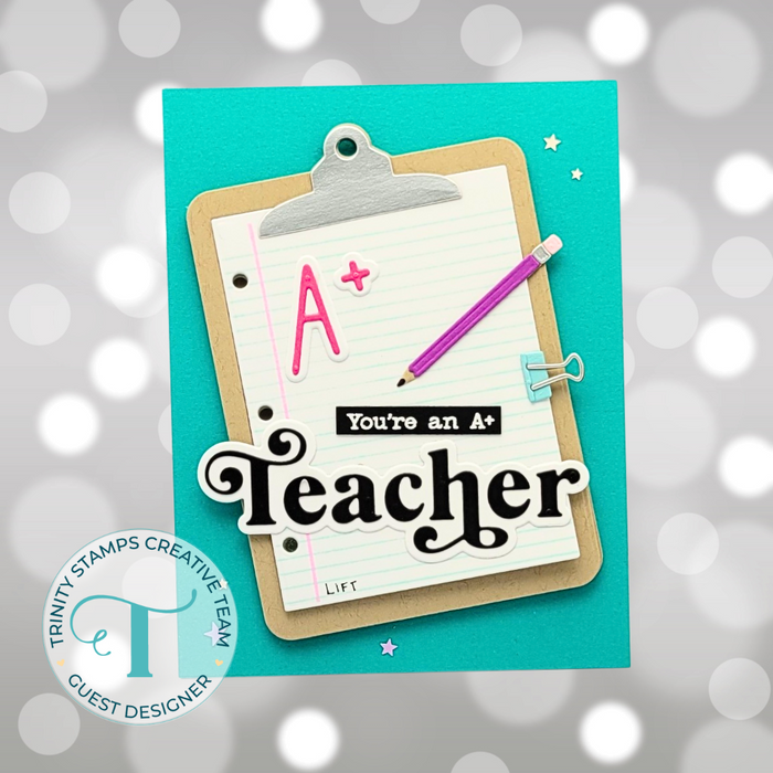Mini Notebook Paper 4x4 Stamp Set
