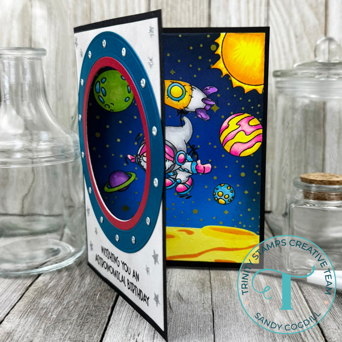 Porthole Circle Card Add-on Die Set