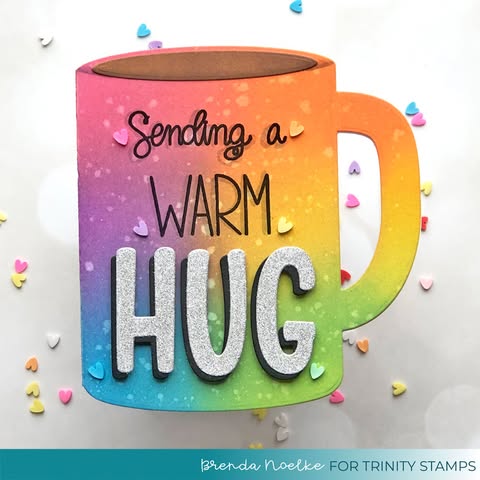 Coffee Mug-Shaped Card Die Set