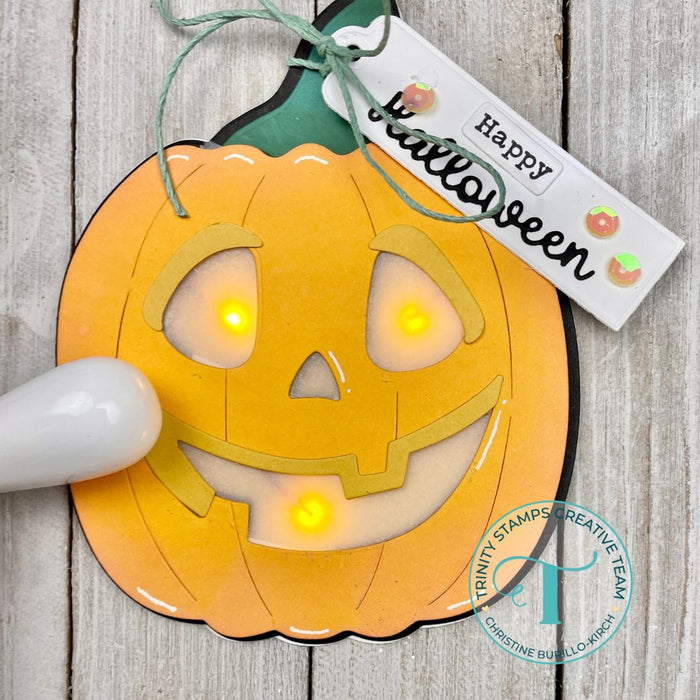 Pumpkin-Shaped Card Die Set
