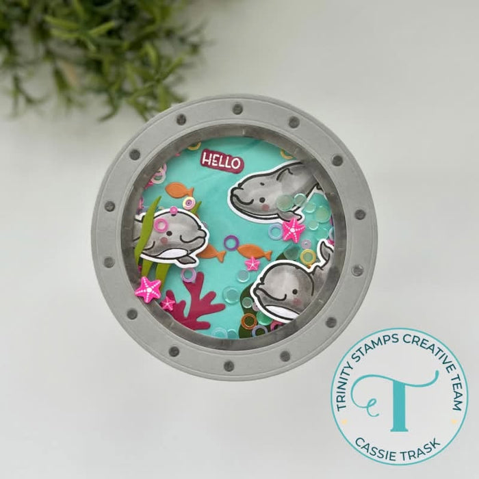 Porthole Circle Card Add-on Die Set