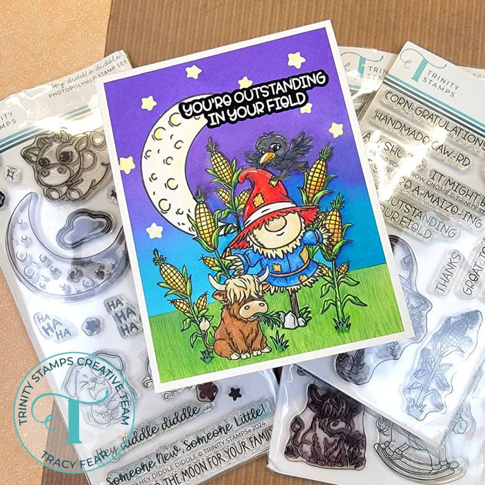 Hey Diddle Diddle 4x8 Stamp Set