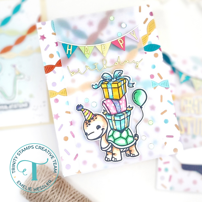 Tardy Turtle - 3x4 Stamp Set