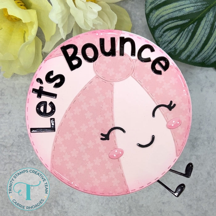 Beach Ball Circle Card Add-on Die Set