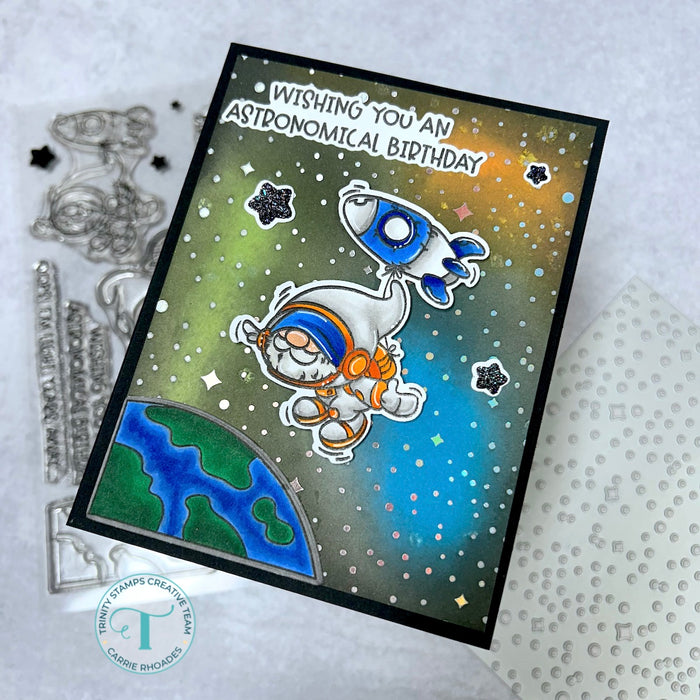 Starfield Letterpress Stamping Die