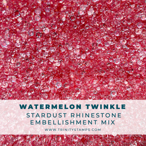 Watermelon Twinkle Stardust Rhinestones