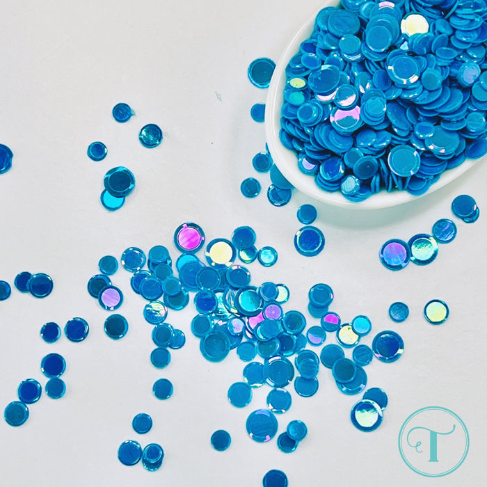 Pacific Blue Opaque Shine Confetti