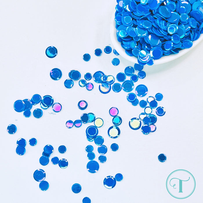 Bowtie Blue Opaque Shine Confetti
