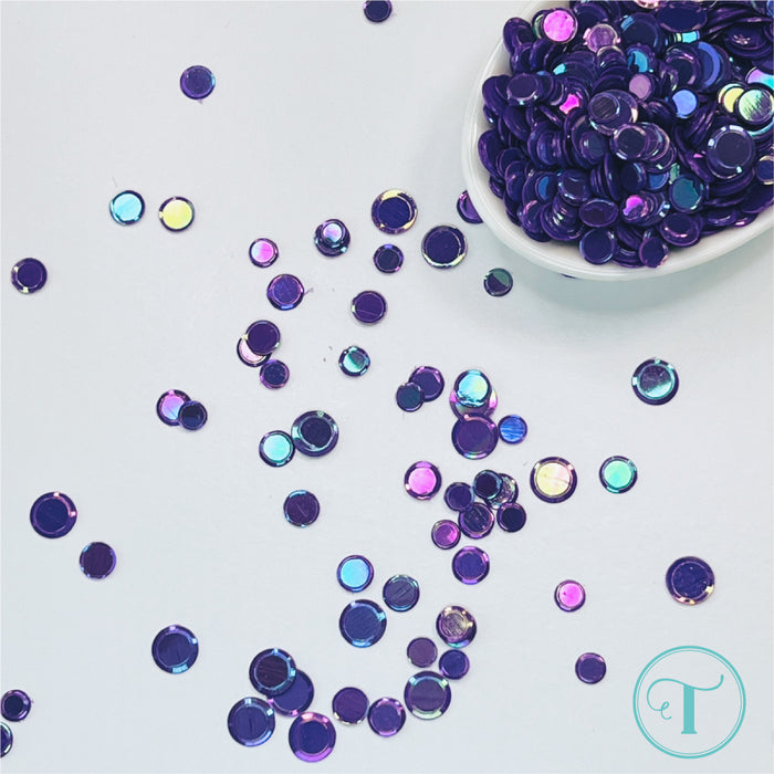 Violet Opaque Shine Confetti