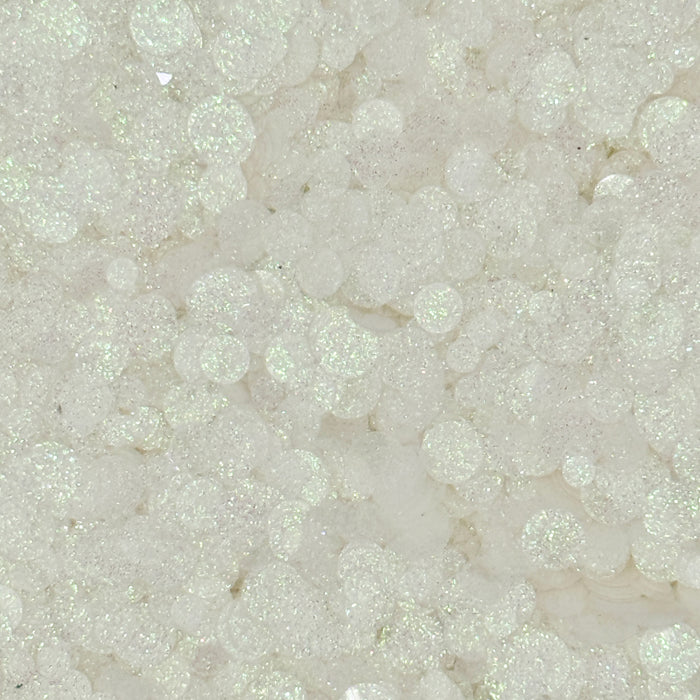 White Sparkle Spots Confetti Embellishments