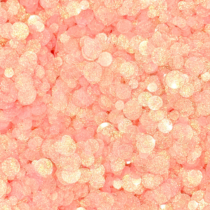 Pink Sparkle Spots Confetti Embellishments