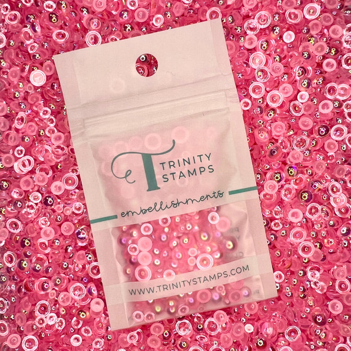 Candy Pink Bubble Embellishments