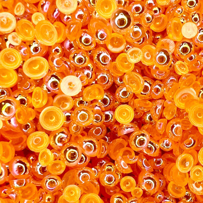 Orange Fizz Bubble Embellishments