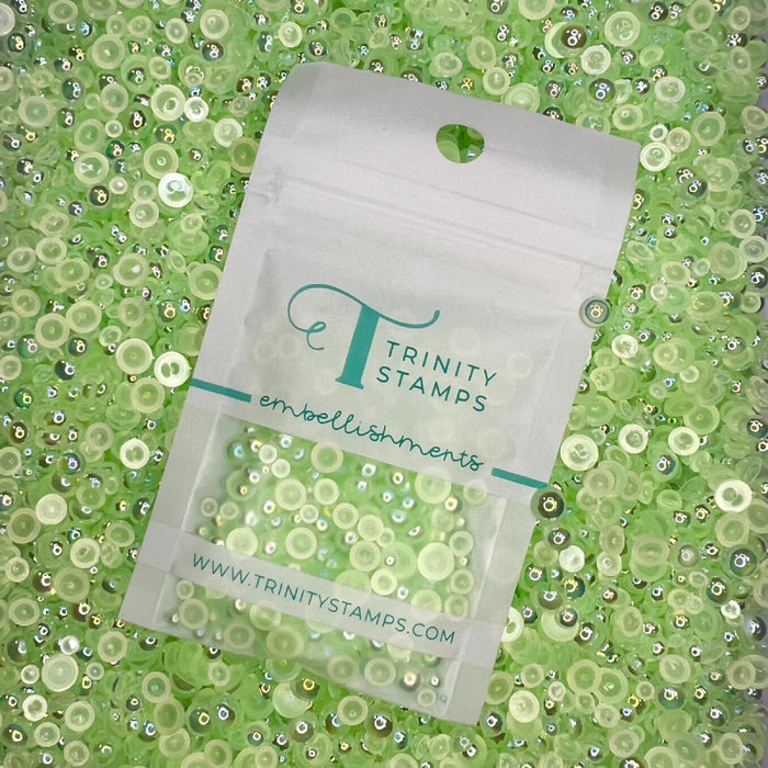 Kiwi Bubble Embellishments