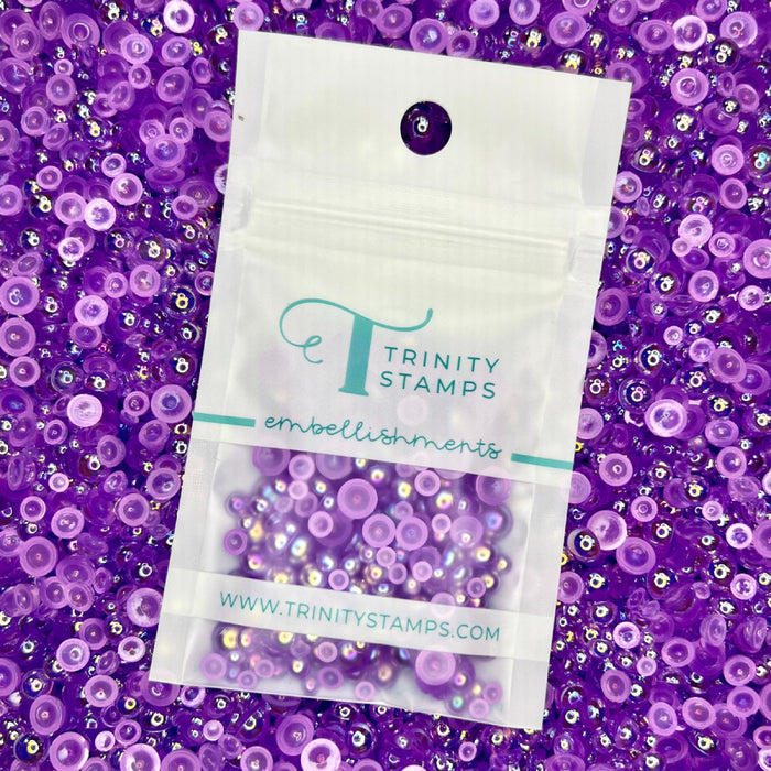 Concord Grape Bubble Embellishments