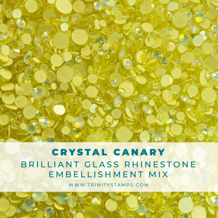 *Last Chance* Crystal Canary Glass Rhinestones