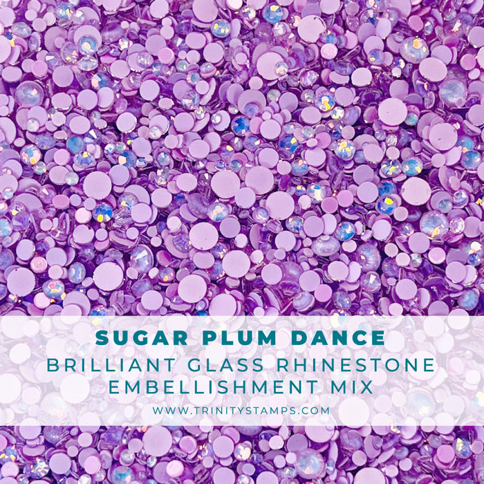 *Last Chance* Sugar Plum Dance Glass Rhinestones