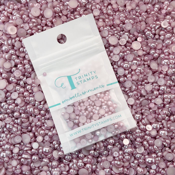 *Last Chance* Mauve Satin Baubles