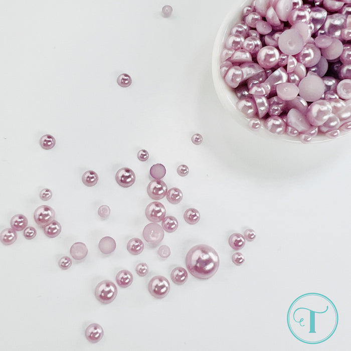 *Last Chance* Mauve Satin Baubles