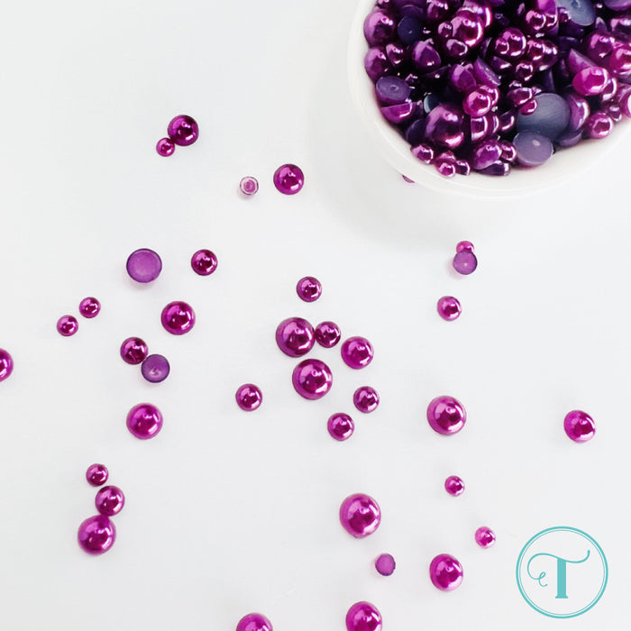 Boysenberry Satin Baubles