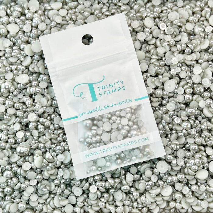 Oyster Gray Satin Baubles