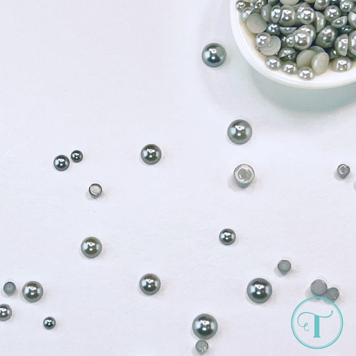 Oyster Gray Satin Baubles