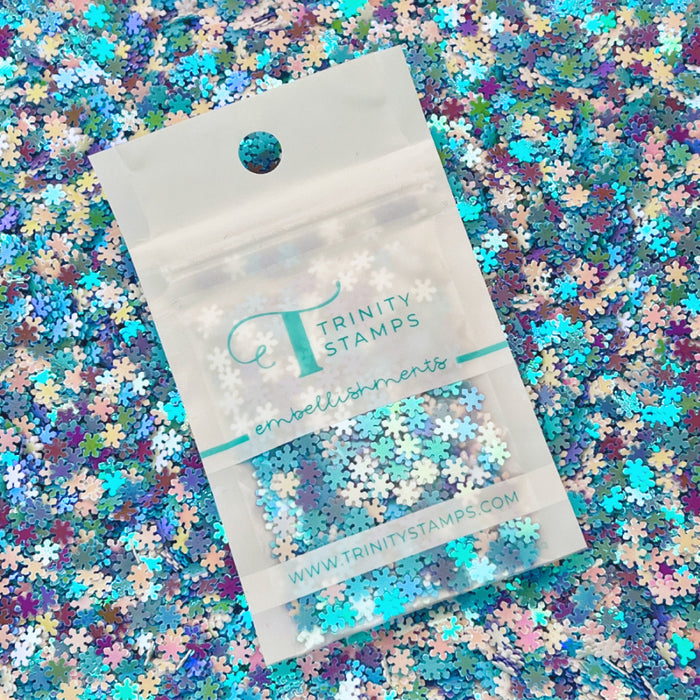 Blizzard Snowflake Confetti Mix