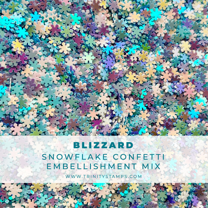 Blizzard Snowflake Confetti Mix