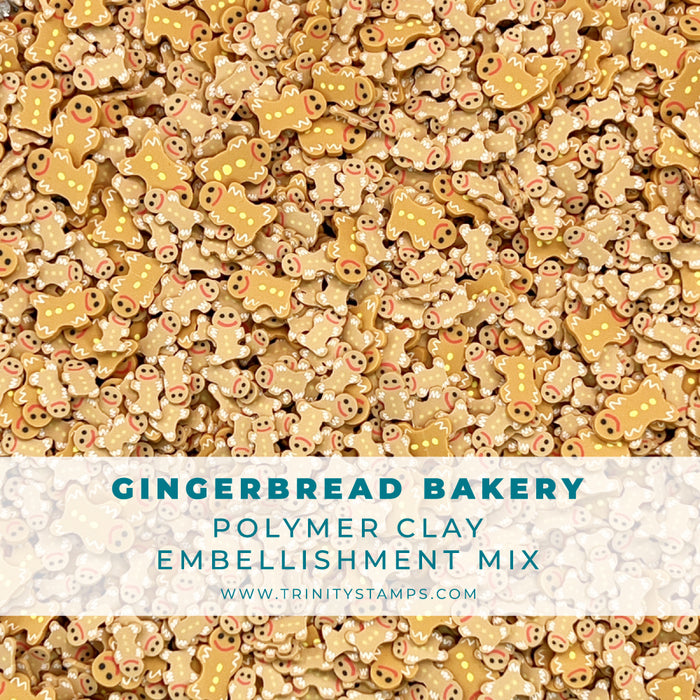 Gingerbread Bakery Clay Embellishments