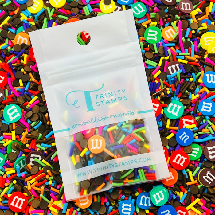 Chocolate Candy Overload Clay Embellishments