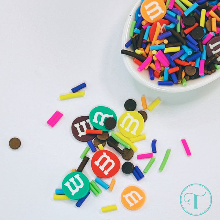 Chocolate Candy Overload Clay Embellishments