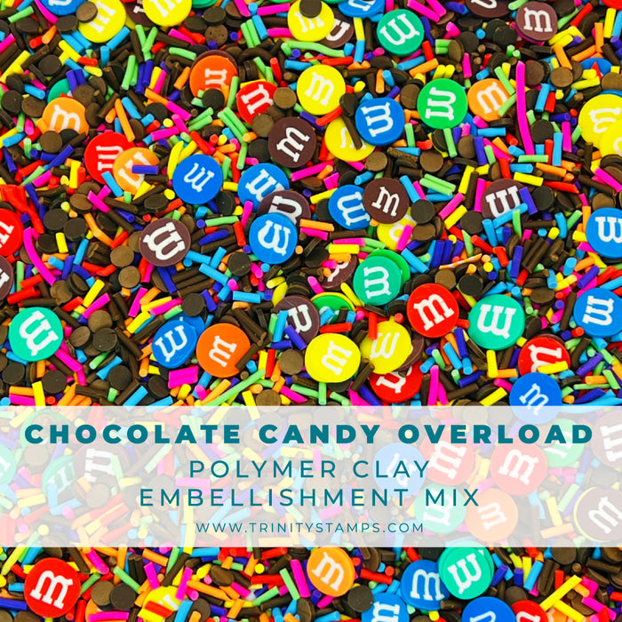 Chocolate Candy Overload Clay Embellishments