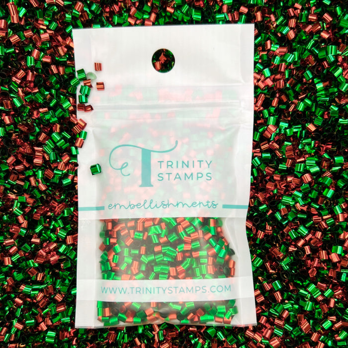 Christmas Krinkle Shaker Embellishment Mix