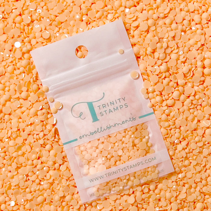*Last Chance* Orange Cream Opaque Rhinestones