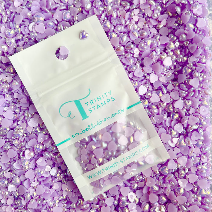 Wisteria Heart Baubles